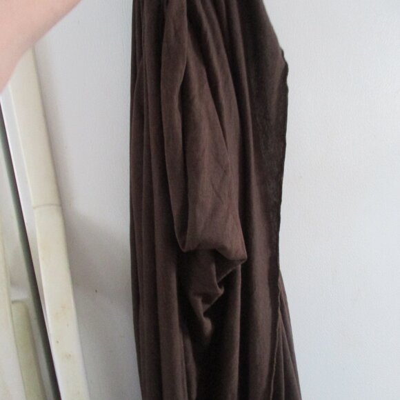 Frank & Eileen Aude Travel Scarf brown euc - Picture 4 of 4